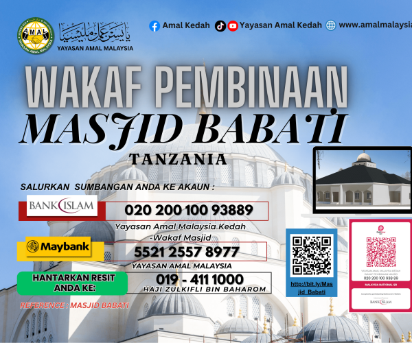 WAKAF PEMBINAAN MASJID BABATI